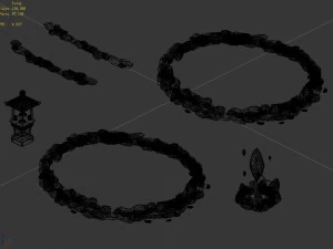 one hundred thousand mountains - the door pool 3D Model