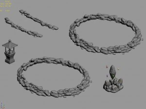 one hundred thousand mountains - the door pool 3D Model