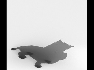 one hundred thousand mountains - stone - lion 3D Model