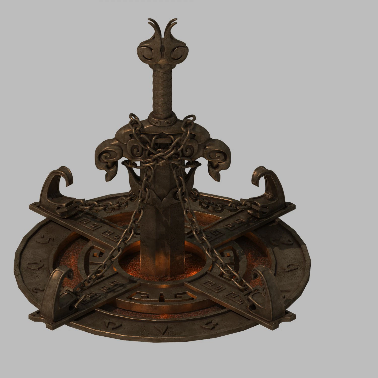 stone - seal shi jian 01 3D Model .c4d .max .obj .3ds .fbx .stl .blend 
