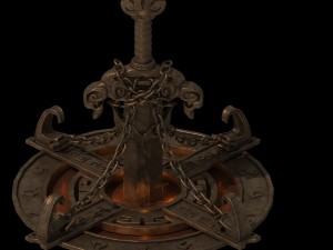 stone - seal shi jian 01 Modello 3D