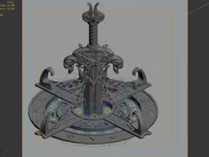 stone - seal shi jian 01 3D Model