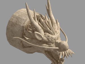 stone sculpture - faucet 25 Model 3D