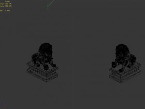 stone carving - stone lion 63 Modelo 3D