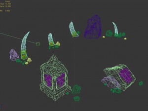 stone - broken stone 043 Model 3D