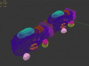 stone - large weathered stone 01 Modello 3D