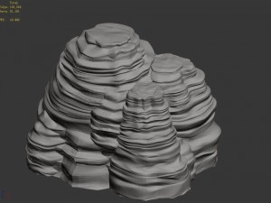 stone - large weathered stone 03 Modelo 3D