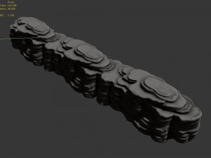 stone - large weathered stone 05 3Dモデル