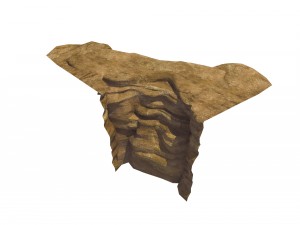 stone - large weathered stone 07 3D-Modell