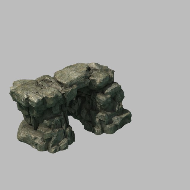 stone - cave 1116 3D मॉडल .c4d .max .obj .3ds .fbx .stl .blend 