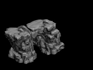 stone - cave 1116 3D Model