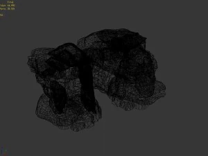 stone - cave 1116 3D Model