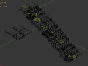 stone - stone ladder 03 3D Model