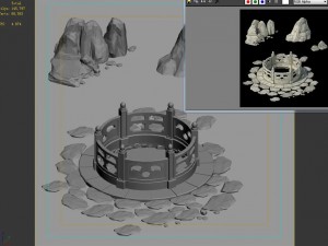 stone - tang dynasty - ishii 01 3D-Modell