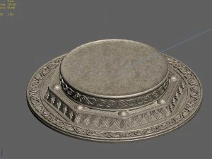 stone - round base 3D Model