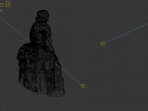 stone statue group - buddha image 01 3D-Modell