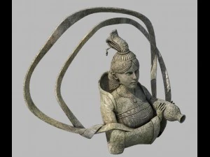 havuz - heykel - peri 02 3D Model