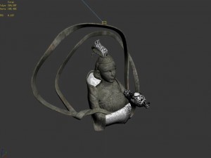 pool - sculpture - fairy 02 3D Model