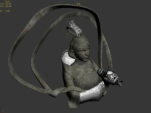 басейн - кам'яна богиня 3D Модель