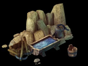 plumbing drain water - well 06 3D Model