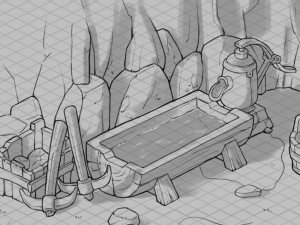 plumbing drain water - well 06 3D 모델