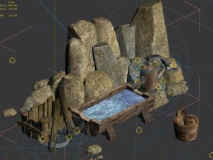 plumbing drain water - well 06 3D 모델