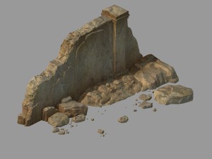 water caravan - wall 3D 모델