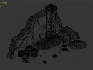 water caravan - wall Model 3D