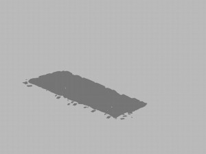 water caravan - stone wall 3D Model