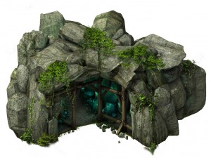 explore the mountains - mine 01 Modèle 3D