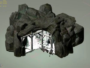explore the mountains - mine 01 3D Model