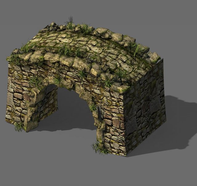 explore the mountains - the bridge hole 01 3Dモデル .c4d .max .obj .3ds .fbx .stl .blend 