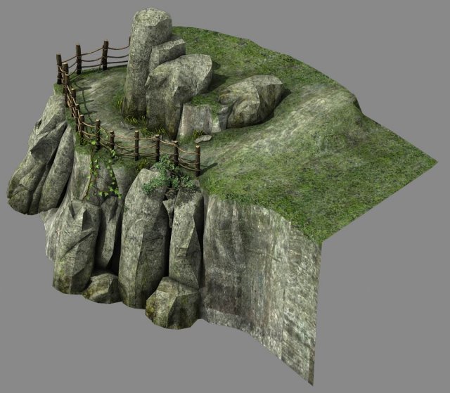 explore the mountains - hillside - mountain road 1 Model 3D .c4d .max .obj .3ds .fbx .stl .blend 