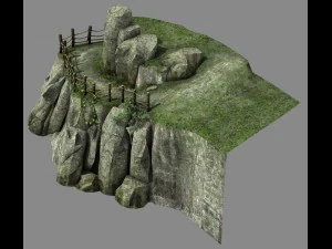 explore the mountains - hillside - mountain road 1 3D Model