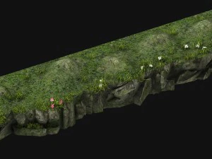 explore the mountains - hillside - mountain road 2 3D Model