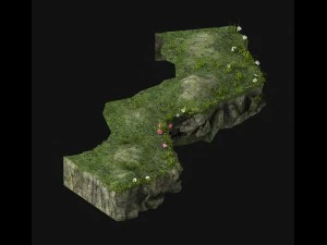 explore the mountains - hillside - mountain road 2 3D Model