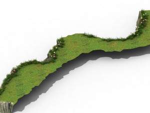 explore the mountains - hillside - mountain road 3 3D Model