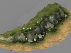 explore the mountains - hillside - mountain road 4 3Dモデル