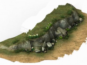 explore the mountains - hillside - mountain road 4 Modelo 3D