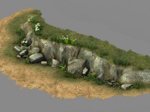 explore the mountains - hillside - mountain road 4 Modelo 3D