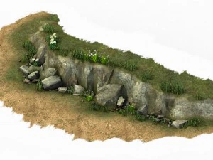 explore the mountains - hillside - mountain road 4 3D Model