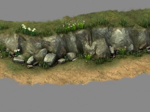 explore the mountains - hillside - mountain road 4 Modelo 3D