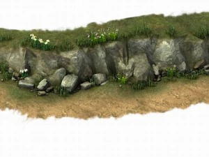 explore the mountains - hillside - mountain road 4 3D Model