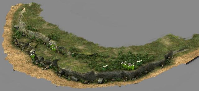 explore the mountains - hillside - mountain road 5 3D 모델 .c4d .max .obj .3ds .fbx .stl .blend 