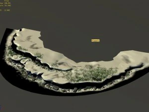 explore the mountains - hillside - mountain road 5 3D Model