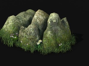 explore the mountains - rock 01 Modelo 3D