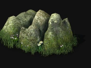 explore the mountains - rock 01 3D Model
