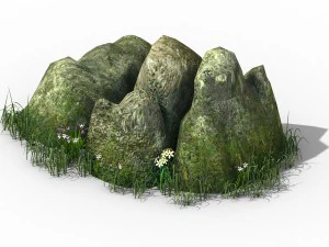 explore the mountains - rock 01 3D Model