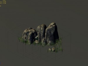 explore the mountains - rocks 03 Model 3D