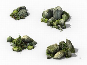 explore the mountains - rocks 04 3D मॉडल